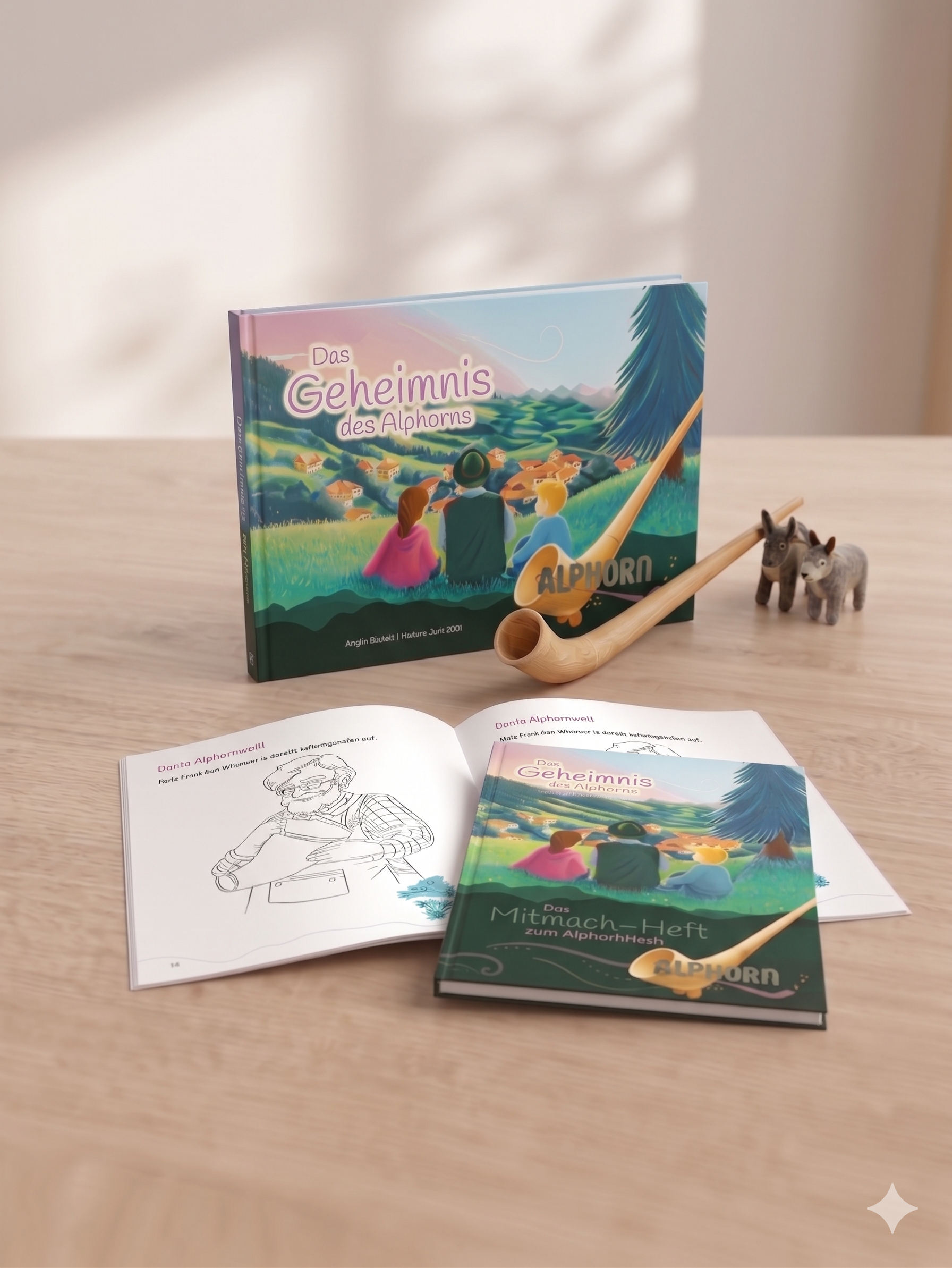 Set aus Buch und Mitmach - Heft